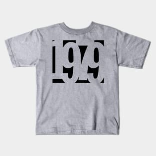 1979 Funky Overlapping Reverse Numbers for Light Backgrounds Kids T-Shirt